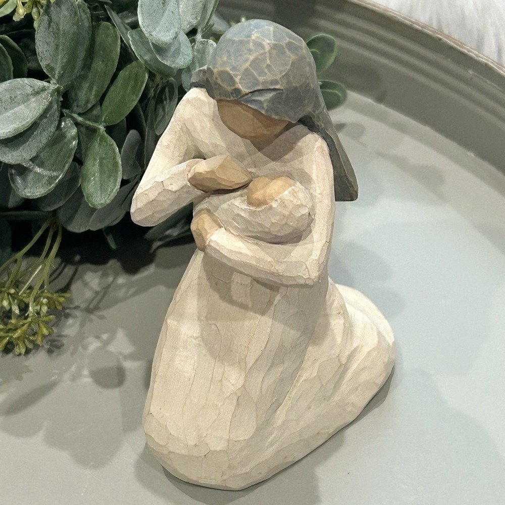 Demdaco‎ WILLOW TREE Nativity MARY & BABY JESUS Christmas Figure Sue Lordi 1999